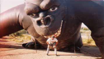 40' tall Kong cold-air inflatable. Giant Balloon